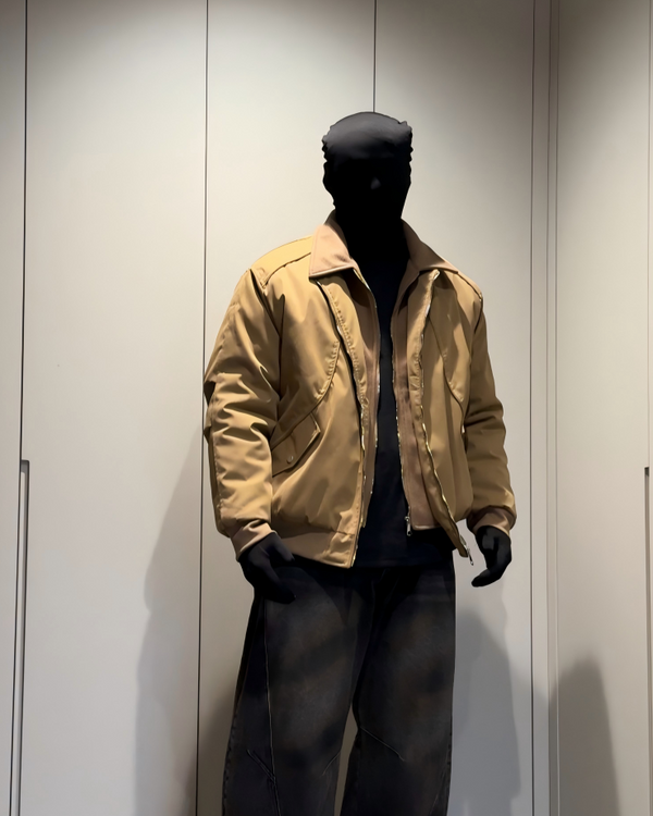 BRYNOR Shearling Collar Water-Resistant Workwear Bomber Jacket product photo