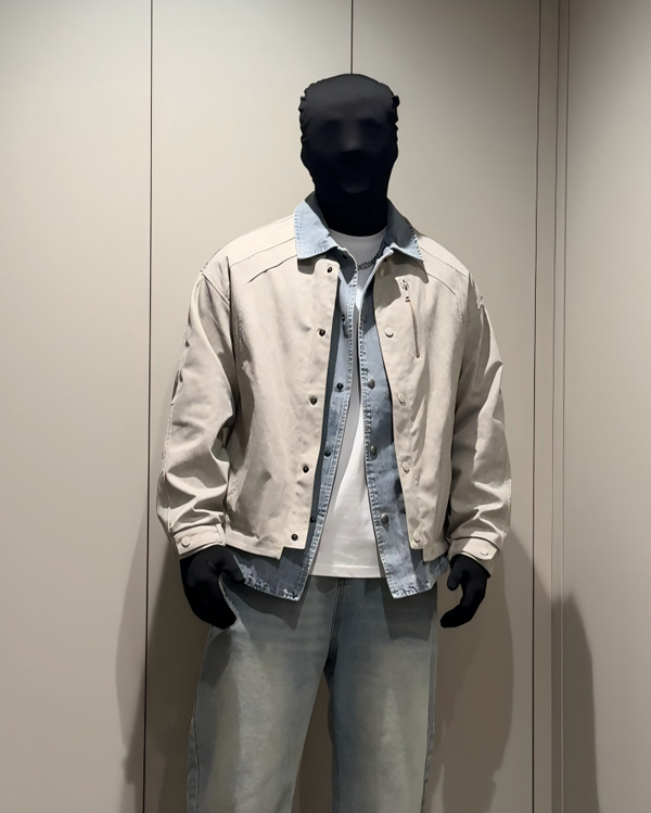 BRYNOR Washed Workwear Zip-Up Jacket product photo