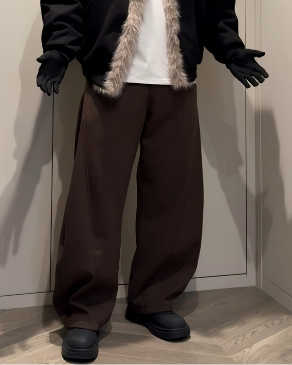 BRYNOR Minimalist Wide Leg Dress Pants product photo
