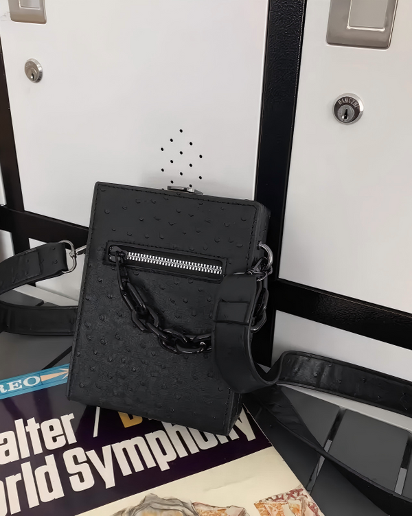 BRYNOR Mini Textured Crossbody Bag with Chain product photo