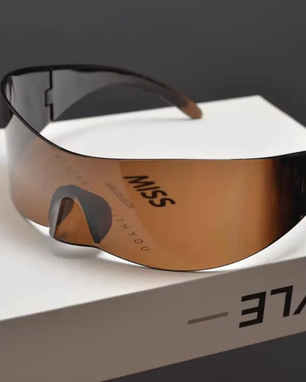 BRYNOR Rimless Wrap-Around Sunglasses product photo