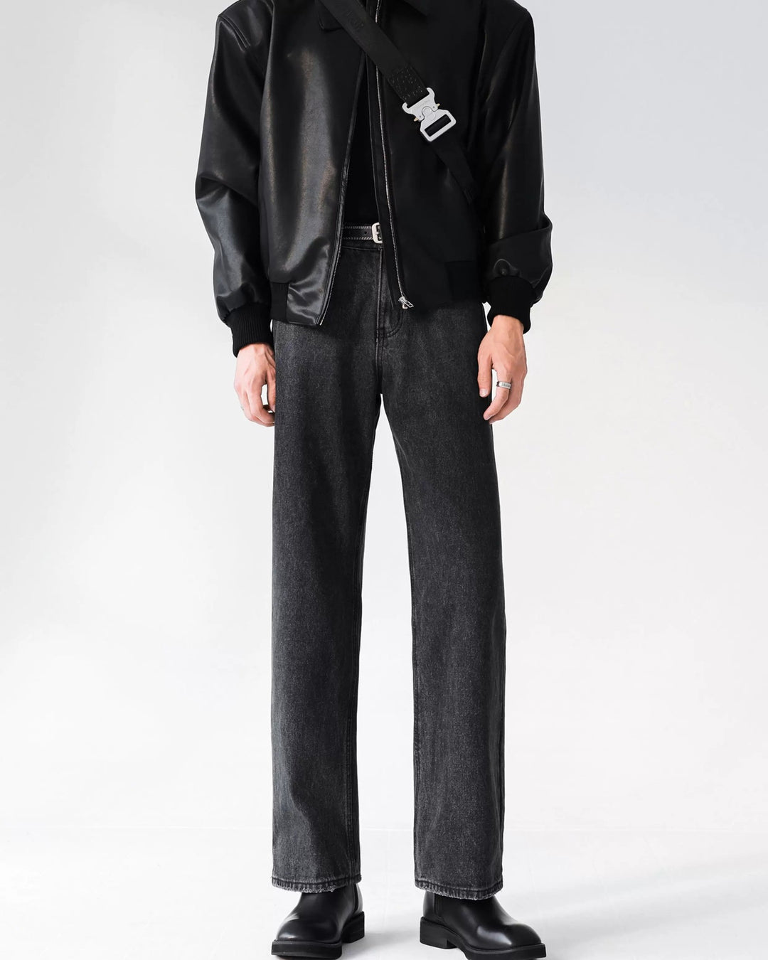Additional product image of Minimalist Leather Jacket