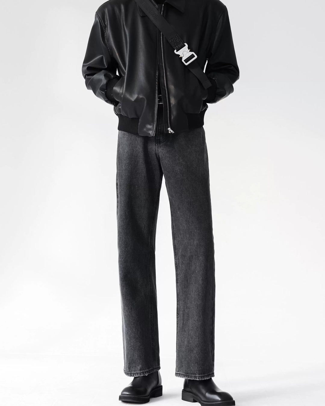Additional product image of Minimalist Leather Jacket