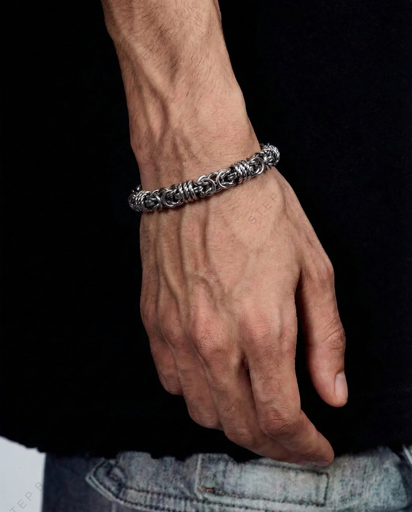 STEP BLOCK AC001 Chunky Chain Men's Streetwear Bracelet