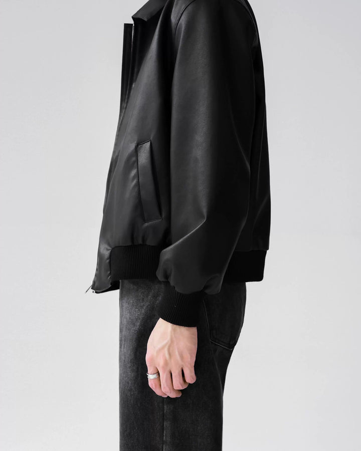 Additional product image of Minimalist Leather Jacket