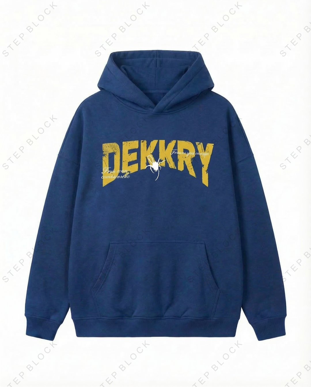 STEP BLOCK ST1016 Graphic Print Oversized Hoodie