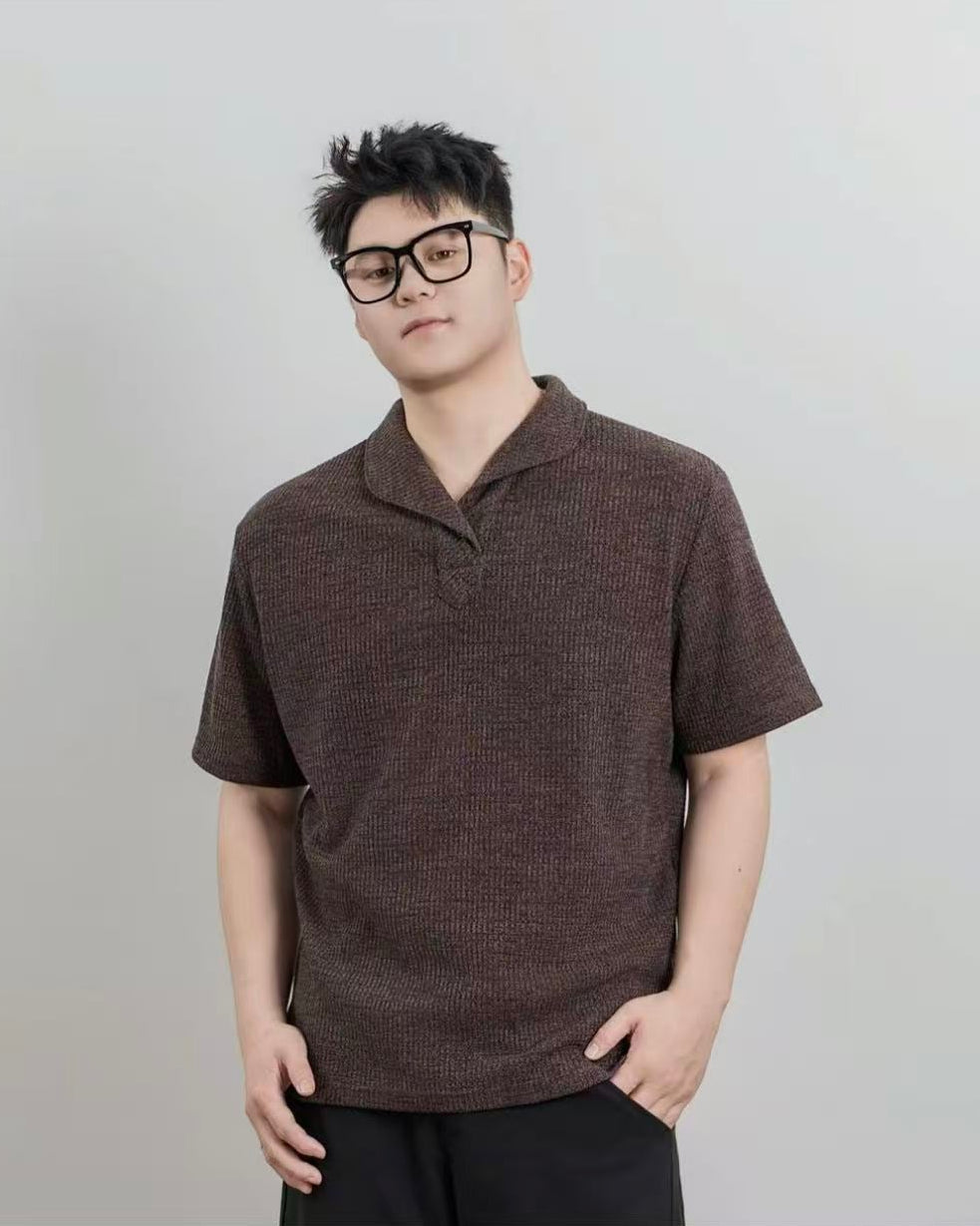 Close-up detail of Relaxed Button-Up Shirt