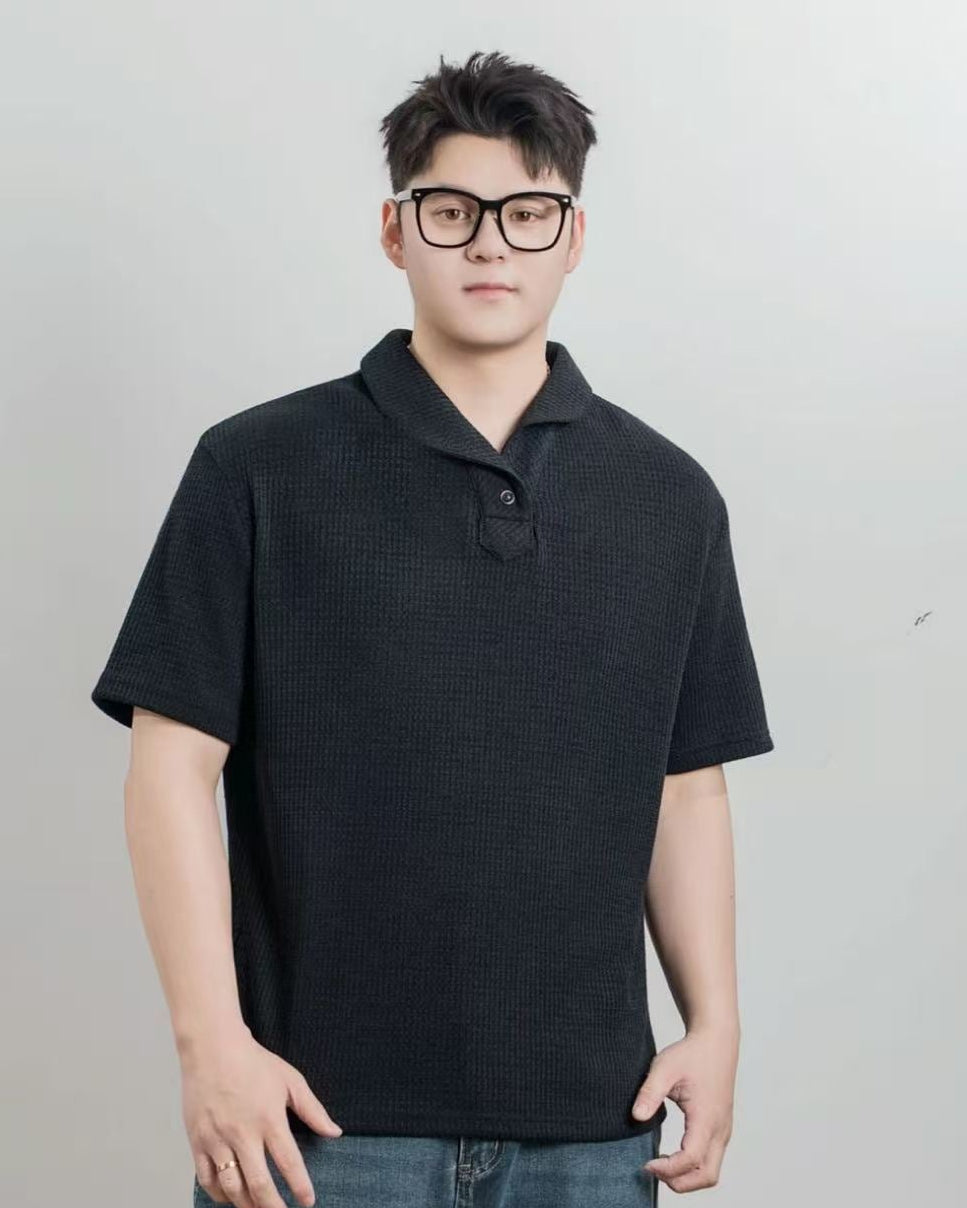 Front view of Relaxed Button-Up Shirt