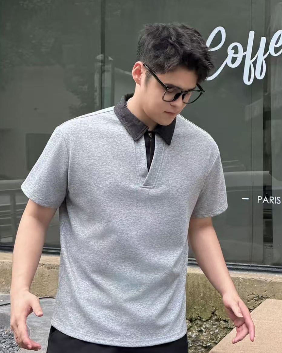 Side view of Minimalist Polo Shirt