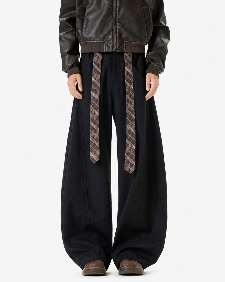 Additional product image of Belted Wide Leg Drape Pants
