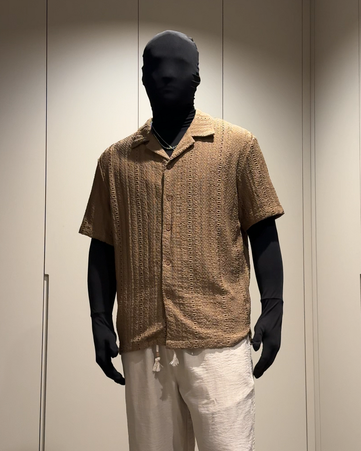Open Knit T-Shirt