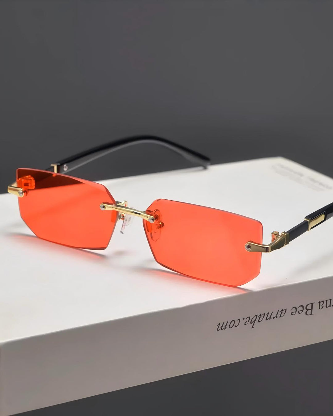 Additional product image of Rimless Gradient Rectangle Sunglasses