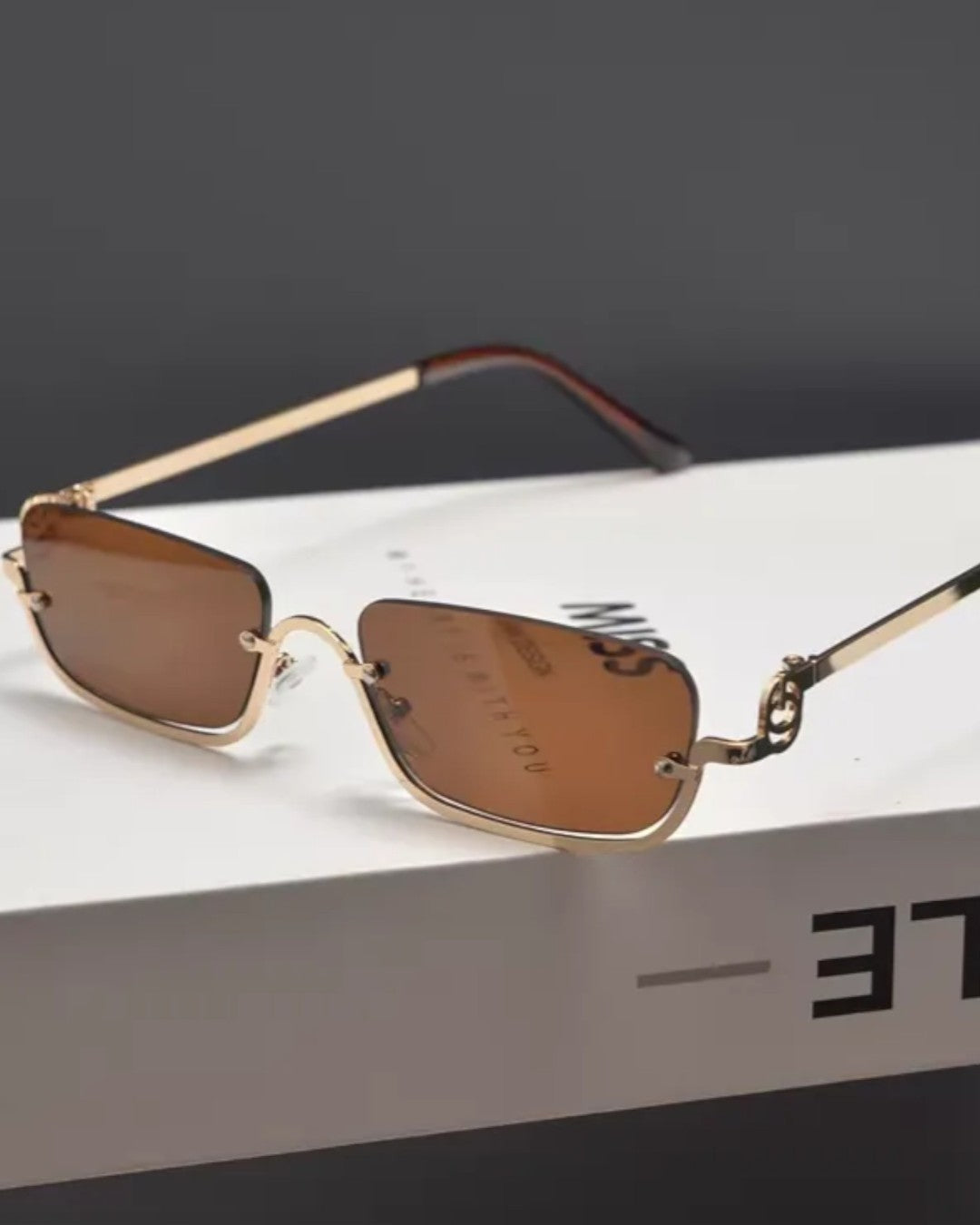 Additional product image of Slim Square Tinted Sunglasses