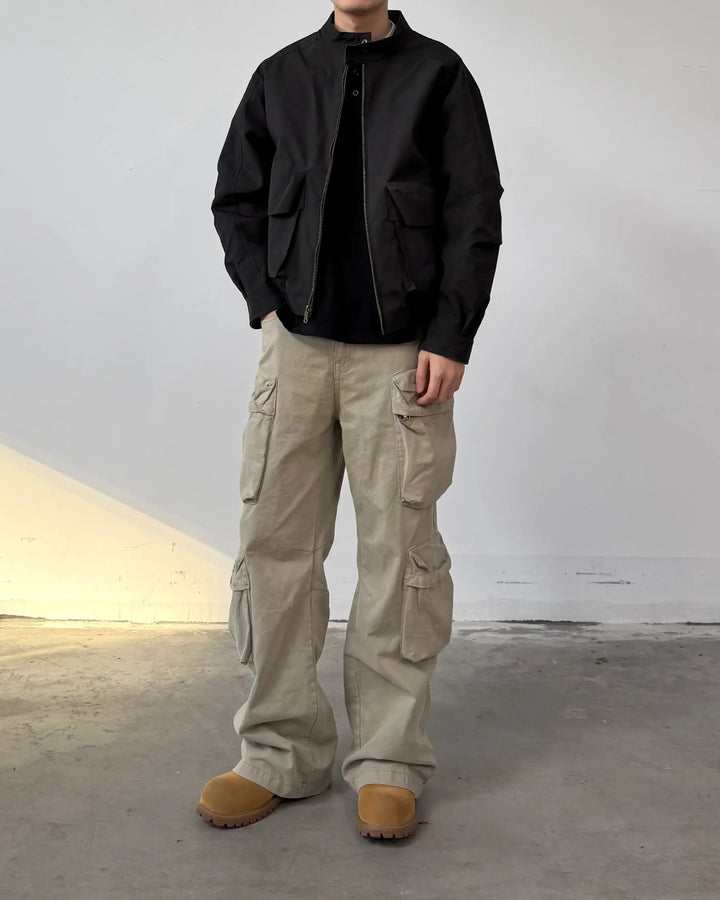 Additional product image of Minimalist Harrington Zip-Up Jacket