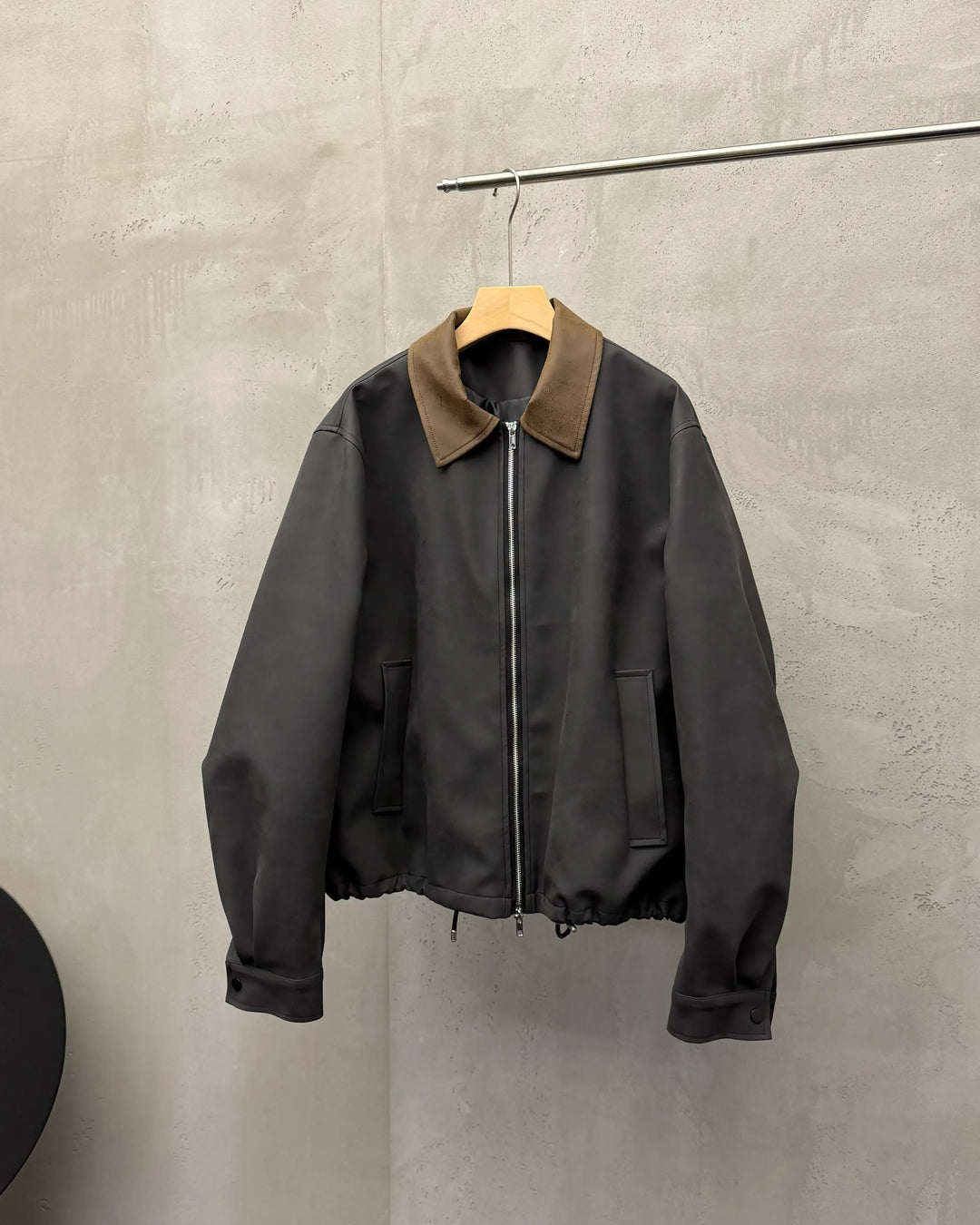 Additional product image of Contrast Collar Harrington Jacket