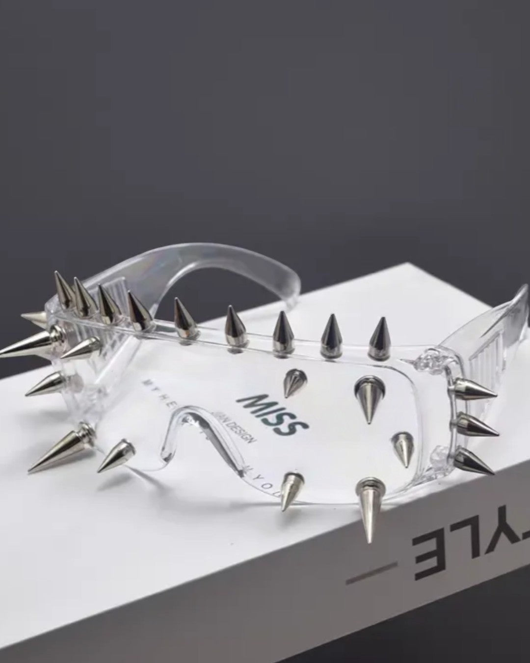 Additional product image of Spiked Wrap-Around Sunglasses