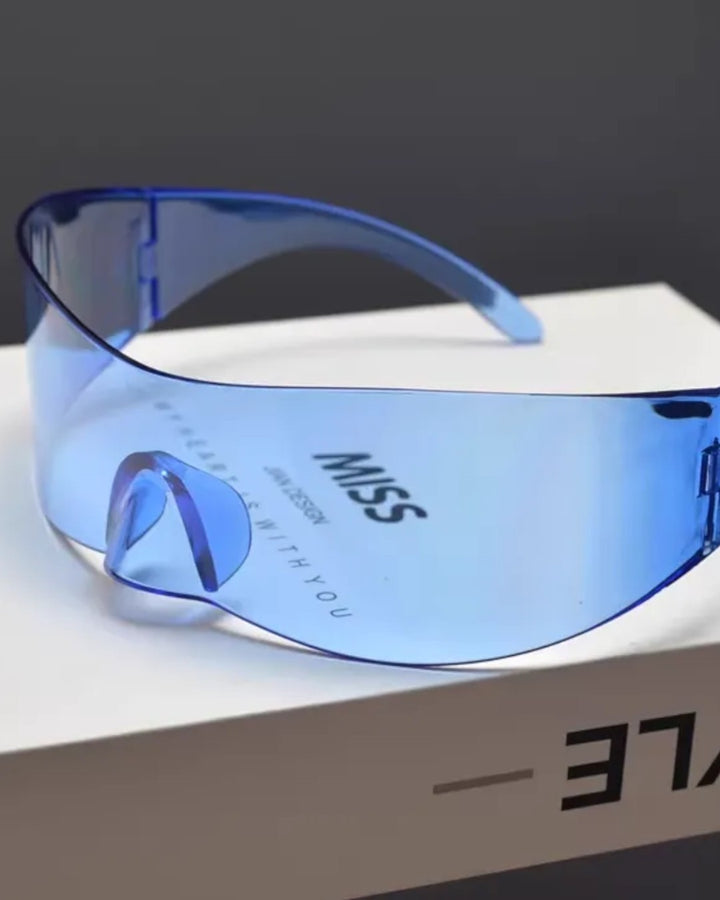 Additional product image of Rimless Wrap-Around Sunglasses