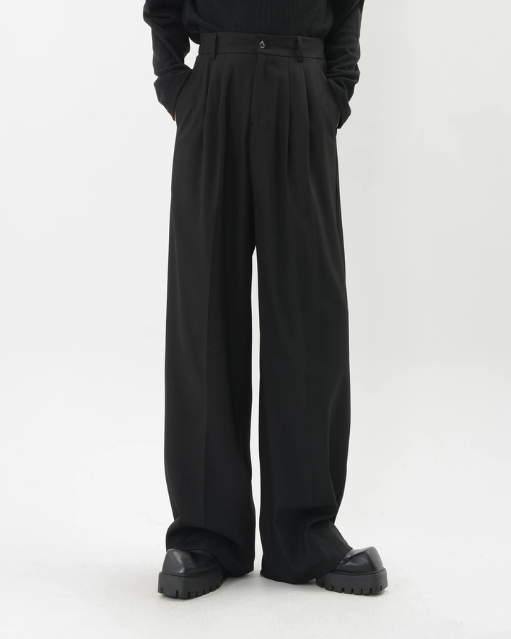 Wide Leg Drape Dress Pants