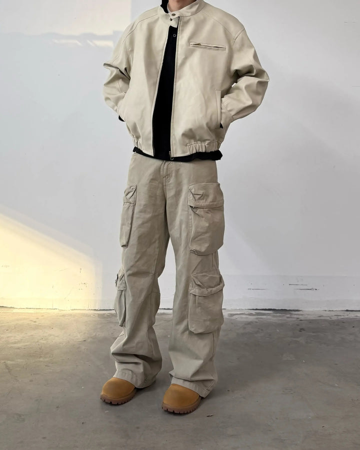 Additional product image of Minimalist Harrington Zip-Up Jacket