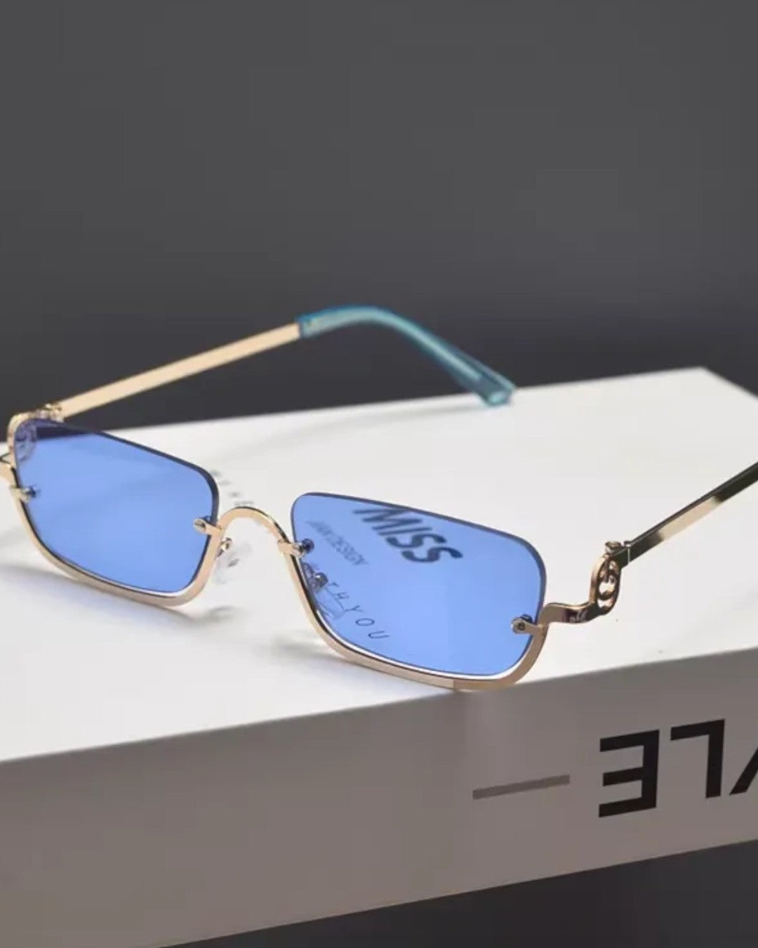BRYNOR Slim Square Tinted Sunglasses product photo