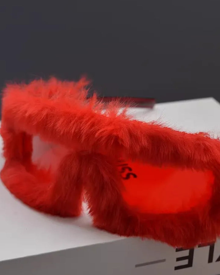 Additional product image of Fluffy Fuzzy Y2K Sunglasses