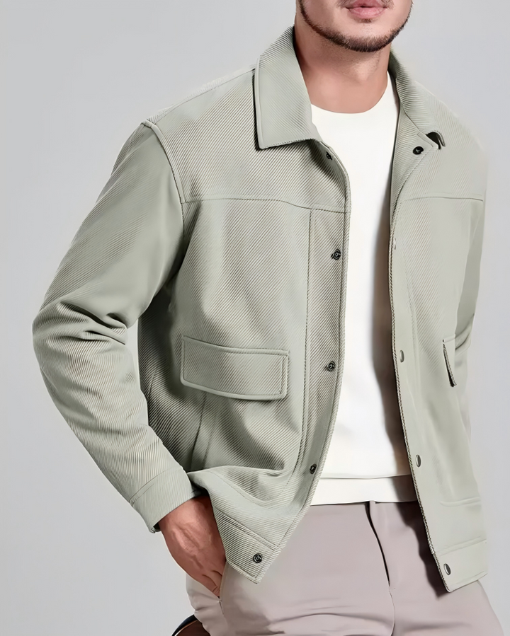 STEP BLOCK ST017 Workwear Utility Pocket Collared Jacket