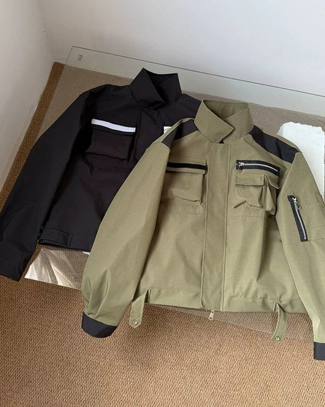 Additional product image of Multi-pocket Utility Zip-Up Jacket