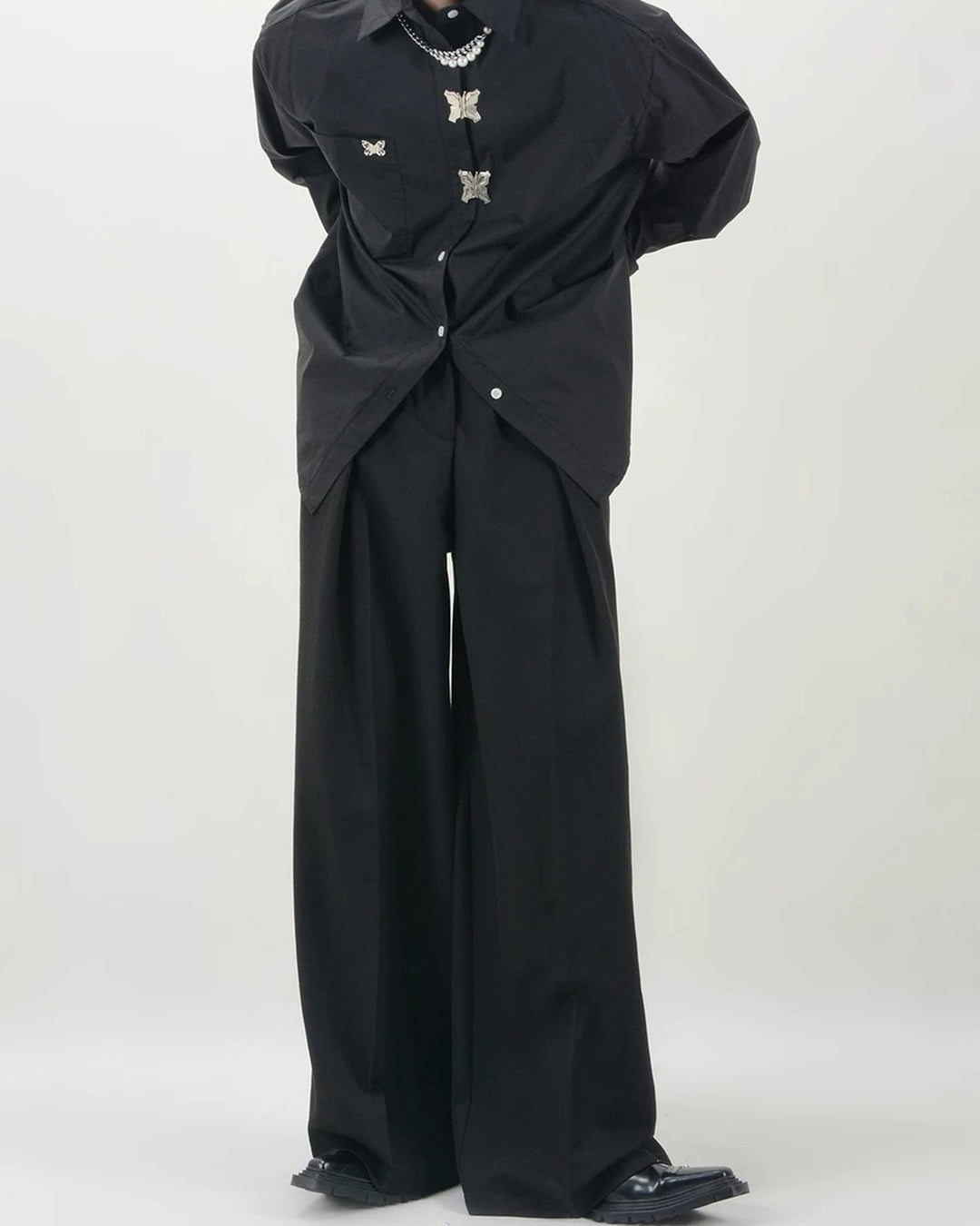 Additional product image of Butterfly Detail Loose Fit Shirt