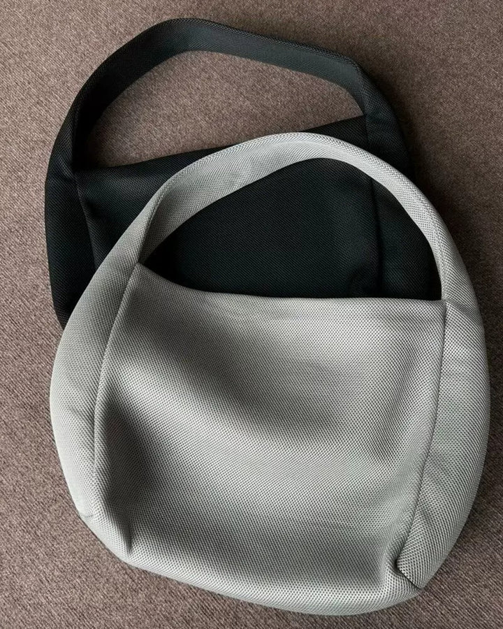 Additional detail view of Minimalist Knit Hobo Shoulder Bag