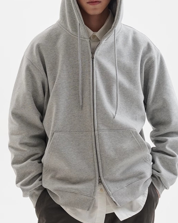Additional product image of Minimalist Zip-Up Hoodie