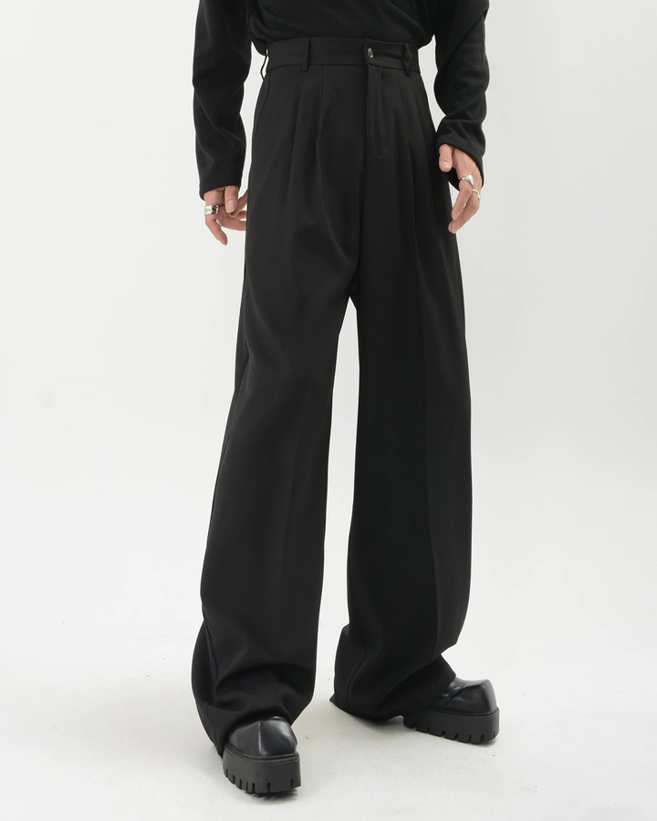 Wide Leg Drape Dress Pants