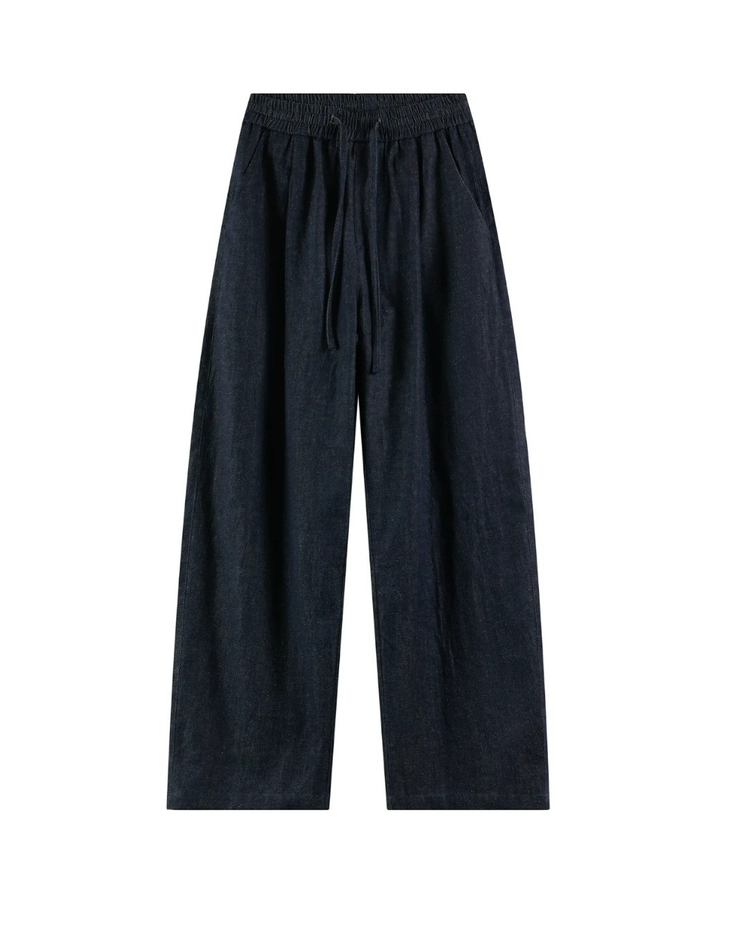 STEP BLOCK MT085 Wide-Leg Pleated Drape Pants - Streetwear Aesthetic