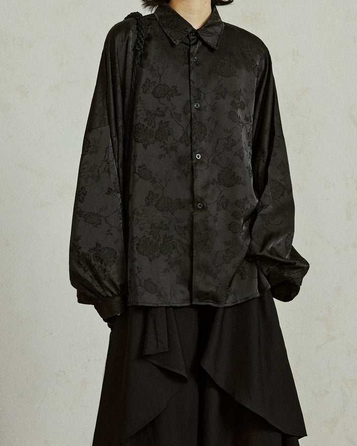 BRYNOR Jacquard Loose Fit Shirt product photo