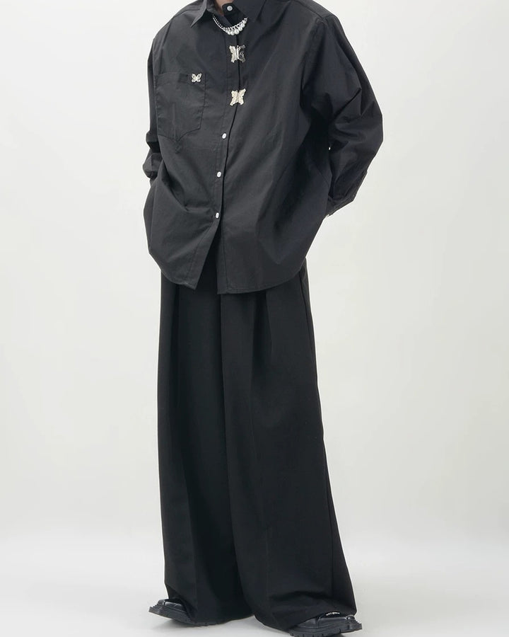 Additional product image of Butterfly Detail Loose Fit Shirt