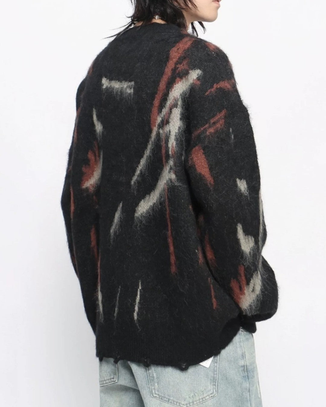 Additional product image of Distressed Abstract Sweater