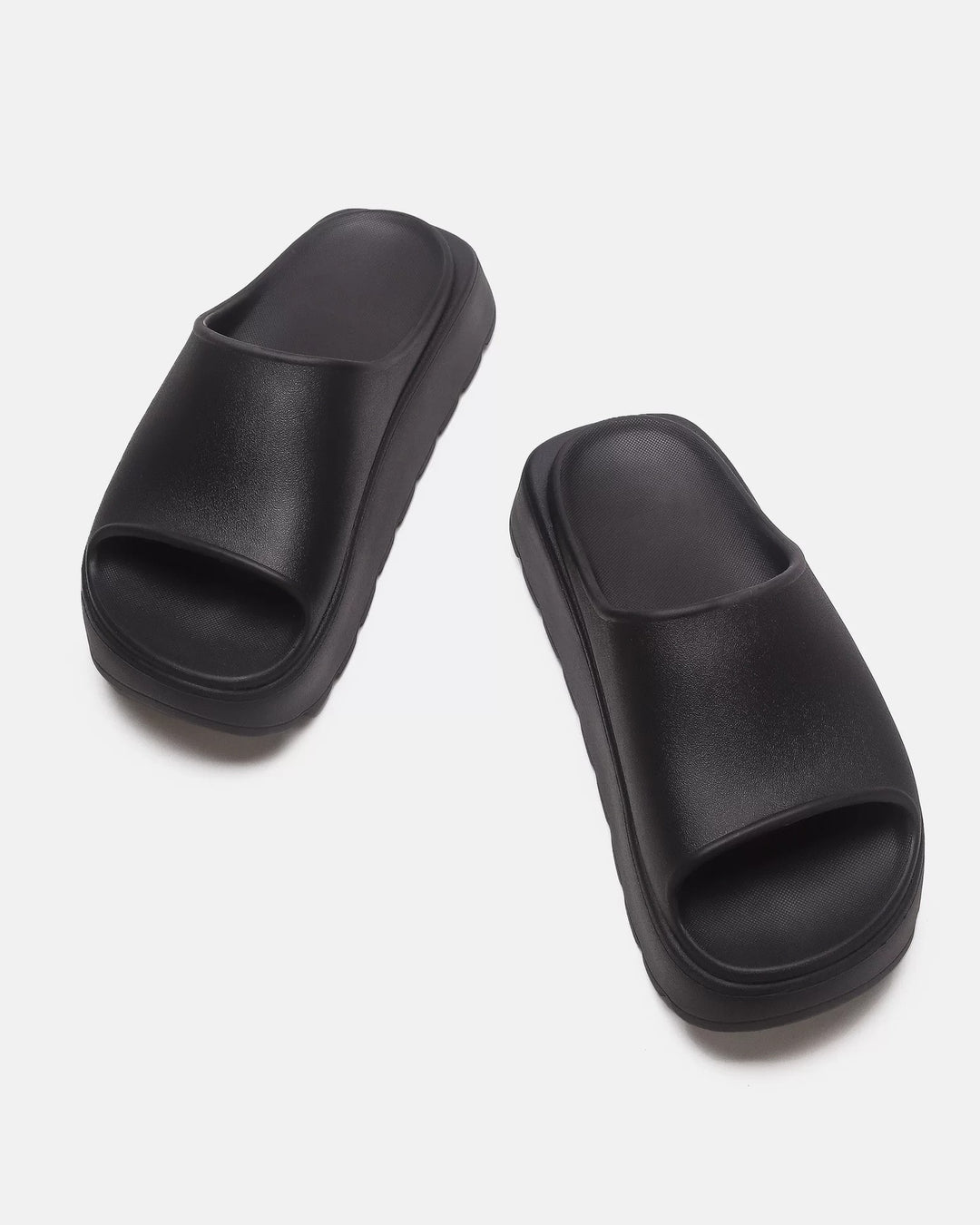 Additional product image of Black Chunky Platform Slide Shoes