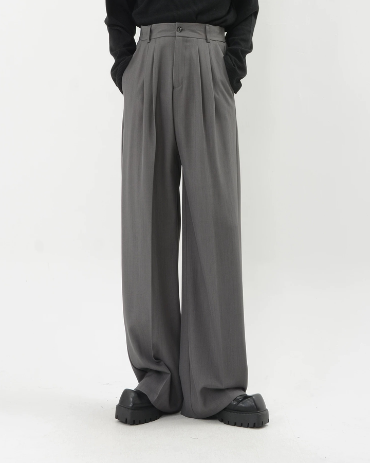Wide Leg Drape Dress Pants
