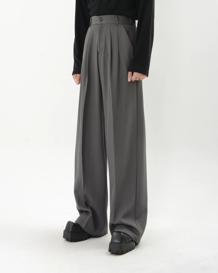 Wide Leg Drape Dress Pants
