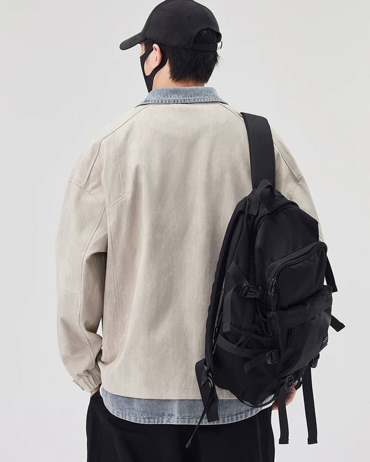 Additional product image of Washed Workwear Zip-Up Jacket