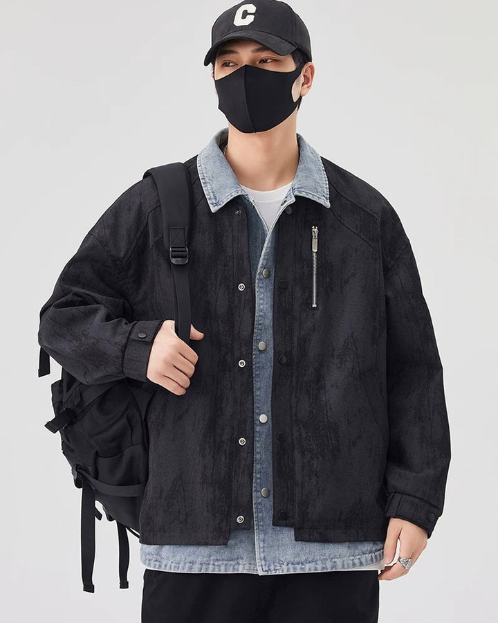Additional product image of Washed Workwear Zip-Up Jacket
