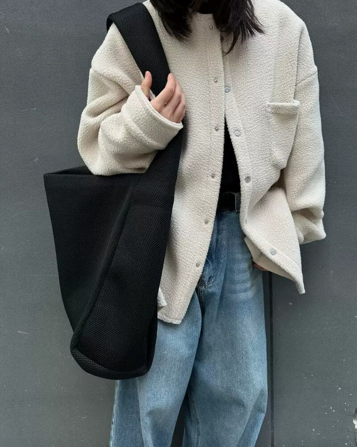Additional product image of Minimalist Knit Hobo Shoulder Bag