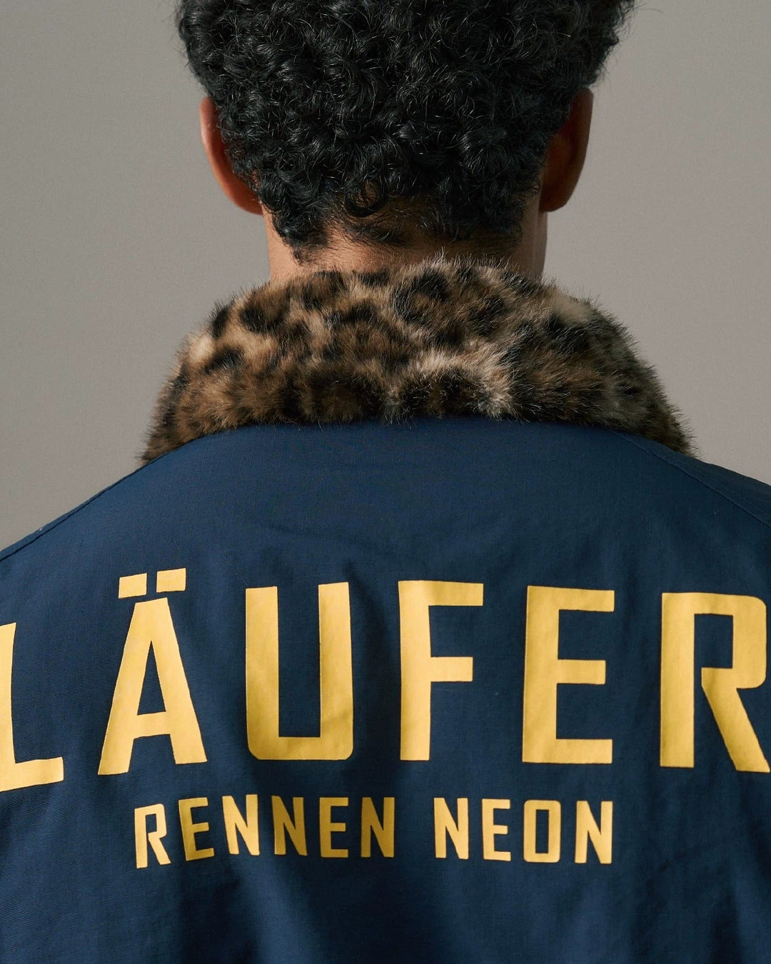 Side view of Shearling Collar Work Jacket