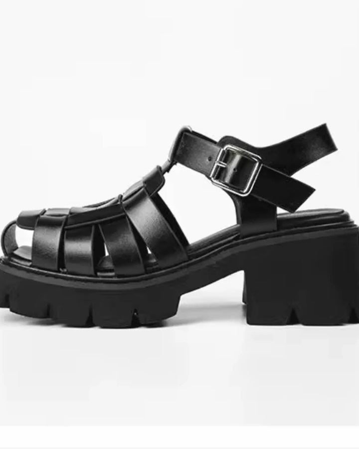 Additional product image of Fisherman Weave Platform Sandals