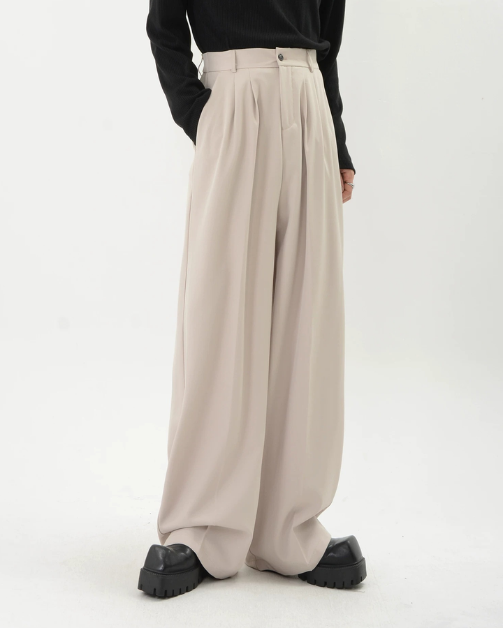 Wide Leg Drape Dress Pants
