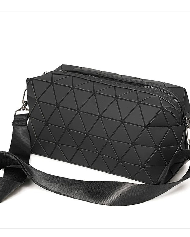 Additional detail view of Geometric Diamond Crossbody Bag