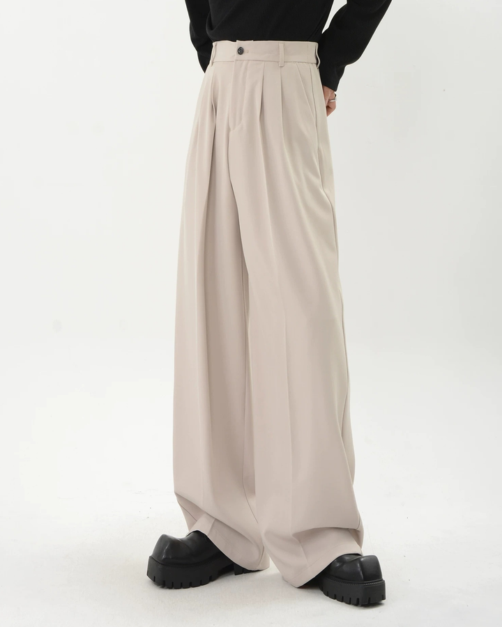 Wide Leg Drape Dress Pants