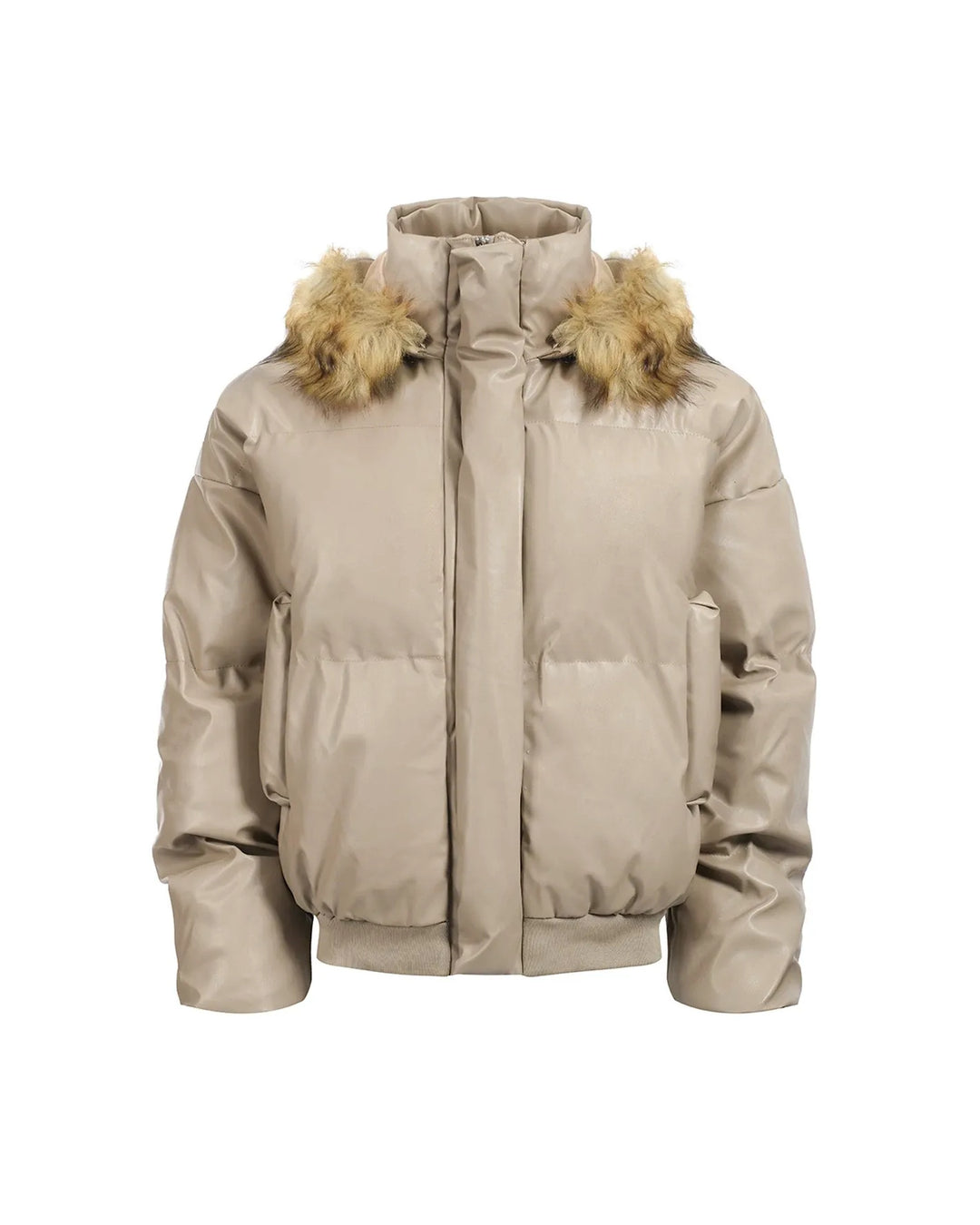 Additional product image of Oversized Fur Hooded Puffer Jacket
