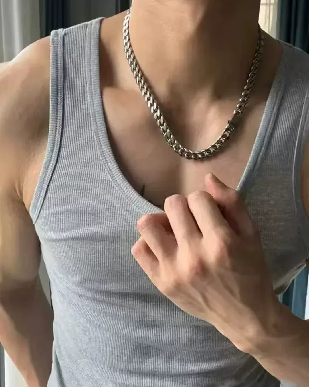 Additional product image of Ribbed Knit Slim Fit Tank Top