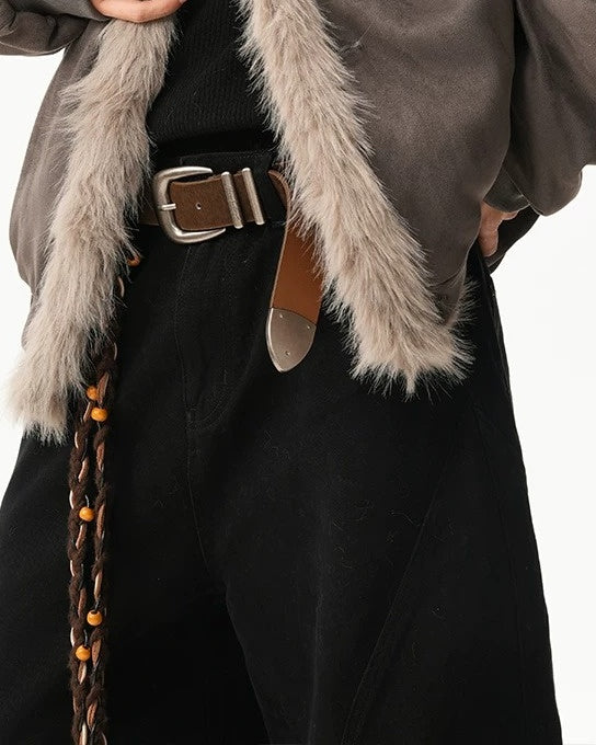 Additional product image of Reversible Shearling Lined Ribbed Collar Bomber Jacket