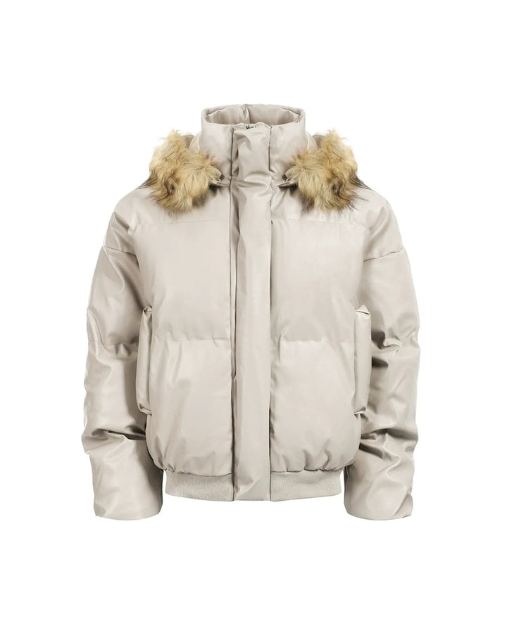 Additional product image of Oversized Fur Hooded Puffer Jacket